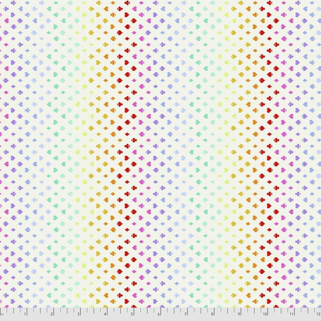Artistic Quilts with Color Fabric Tula Pink Curioser and Curioser - SUITED AND BOOTED- SKU #PWTP168.WONDER SHIPPING JUNE 2021