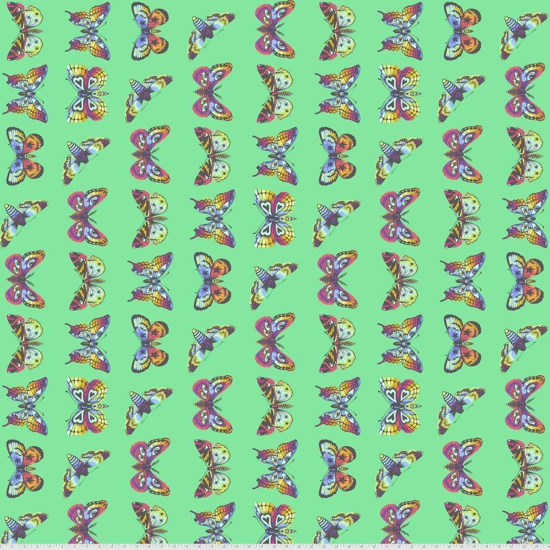 Artistic Quilts with Color Fabric Tula Pink - DAYDREAMER - BUTTERFLY HUGS - SKU #PWTP171.LAGOON SHIPPING NOVEMBER 2021