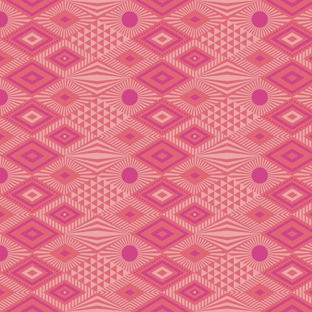 Artistic Quilts with Color Fabric Tula Pink - DAYDREAMER - LUCY - SKU #PWTP096.DRAGONFRUIT SHIPPING NOVEMBER 2021