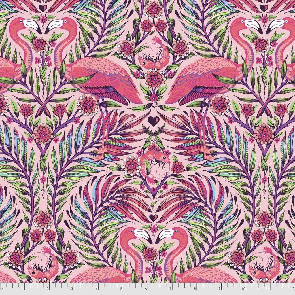 Artistic Quilts with Color Fabric Tula Pink - DAYDREAMER - PRETTY IN PINK - SKU #PWTP169.DRAGONFRUIT SHIPPING NOVEMBER 2021