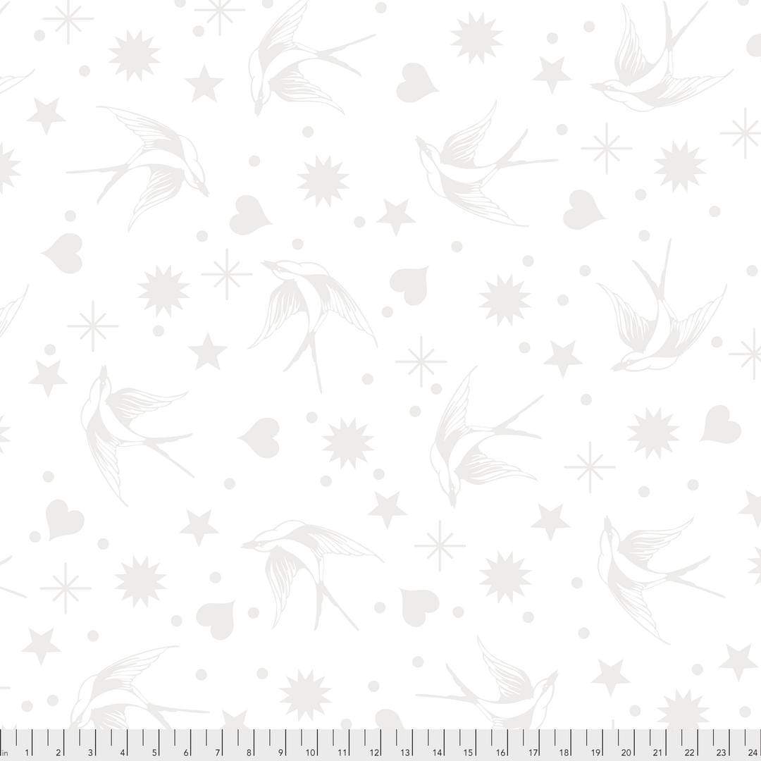 Artistic Quilts with Color Fabric Tula Pink  LINEWORKS - FAIRY FLAKES - SKU #PWTP157.PAPER
