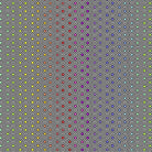 Artistic Quilts with Color Fabric Tula Pink  LINEWORKS - HEXY RAINBOW - SKU #PWTP151.INK