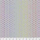 Artistic Quilts with Color Fabric Tula Pink  True Colors - Hexy Rainbow - DOVE SKU #PWTP151.DOVE