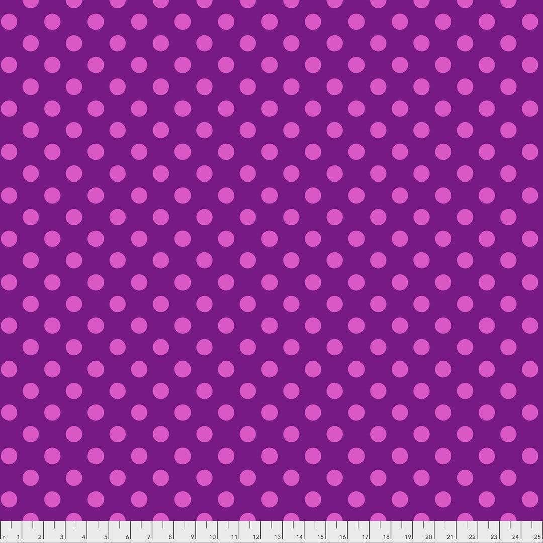 Artistic Quilts with Color Fabric Tula Pink  True Colors - Pom Poms - POXGL SKU #PWTP118.FOXGL