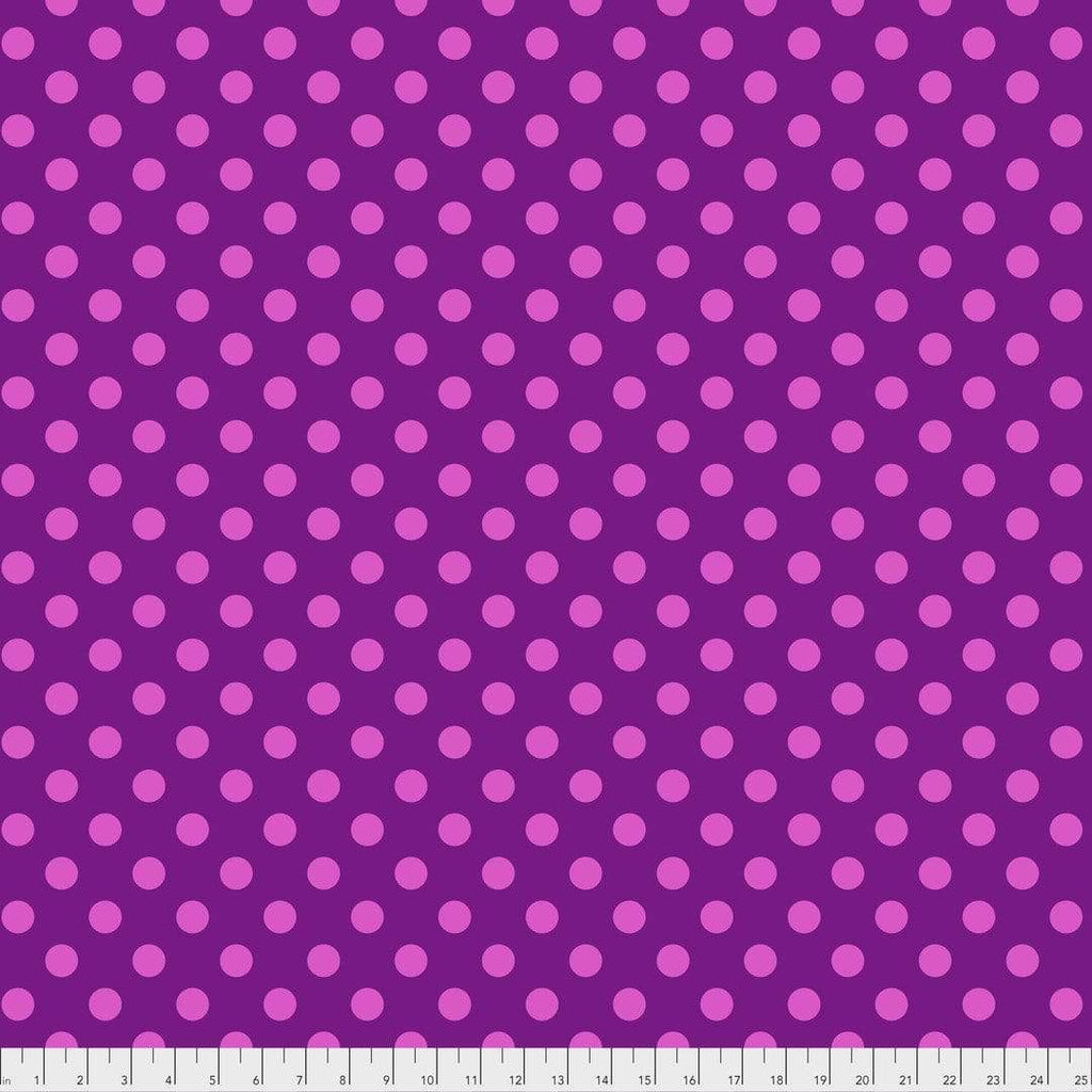 Artistic Quilts with Color Fabric Tula Pink  True Colors - Pom Poms - POXGL SKU #PWTP118.FOXGL