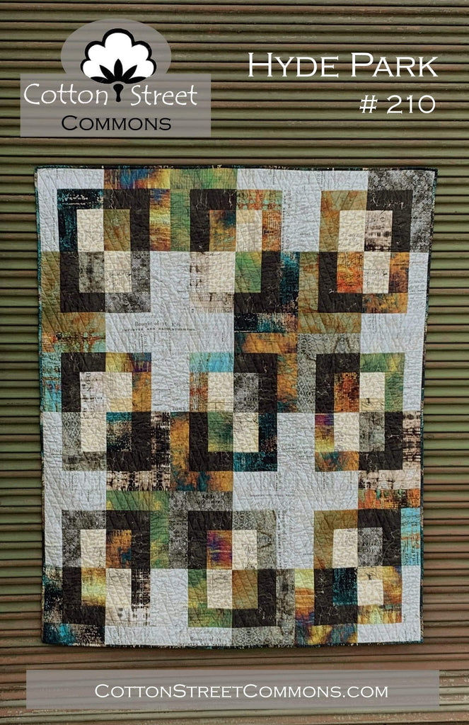 Hyde Park Quilt Pattern - Artistic Quilts with Color