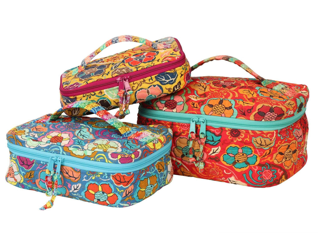 Artistic Quilts with Color pattern BYANNIE - ALL ABOARD! TRAIN CASE TRIO