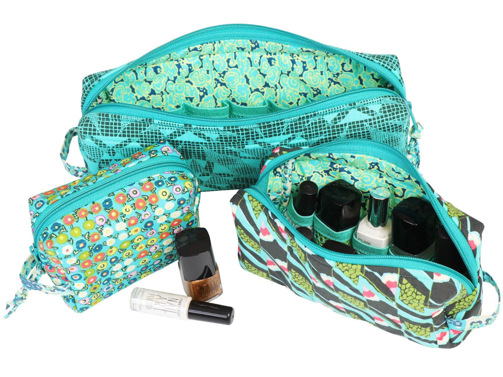 Artistic Quilts with Color pattern BYANNIE - All Bottled Up Zippered bag