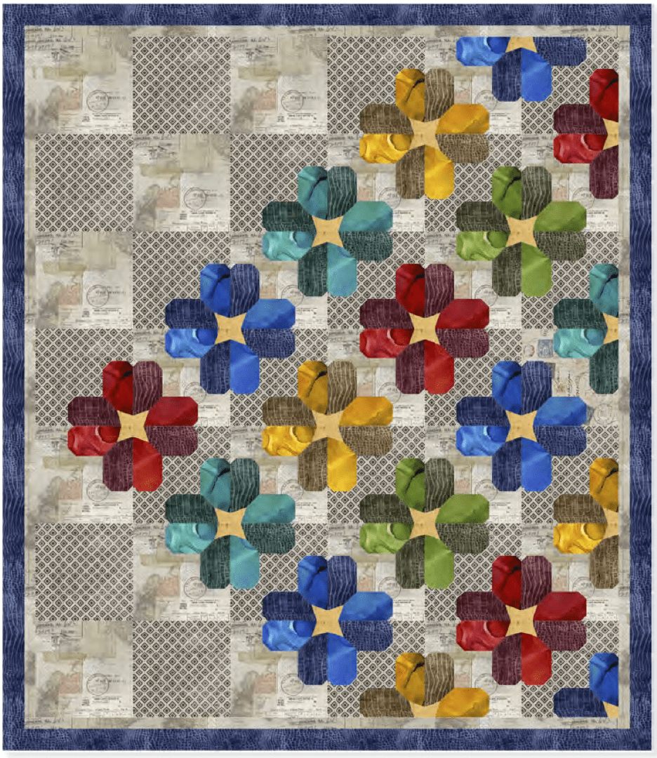 Artistic Quilts with Color Quilt Kit TIM HOLTZ - CHECKMATE QUILT KIT: SHIPPING SEPTEMBER 2021