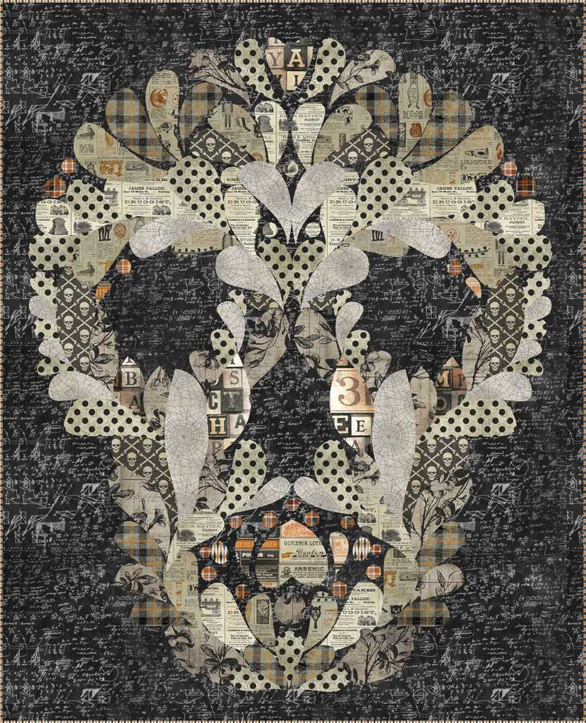 Artistic Quilts with Color Quilt Kit TIM HOLTZ - MR. SKELLINGTON QUILT KIT: SHIPPING MAY 2021