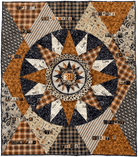 Artistic Quilts with Color template ROBIN RUTH - HARLEQUIN HALLOWEEN PATTERN