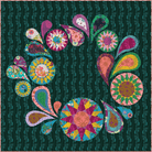 Artistic Quilts with Color template ROBIN RUTH - MIDNIGHT FLOWER DANCE PATTERN