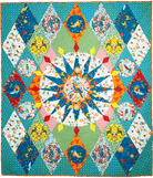 Artistic Quilts with Color template THE QUEEN'S DREAM Skinny Robin 16-Point Mariner’s Compass Book and Ruler combo