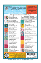Artistic Quilts with Color template THE QUEEN'S DREAM Skinny Robin 16-Point Mariner’s Compass Book and Ruler combo
