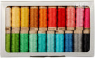 Artistic Quilts with Color Thread Aurifil BEE BASICS AURIFLOSS by Lori Holt