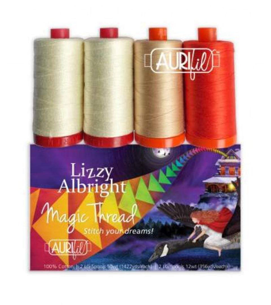 Artistic Quilts with Color Thread Aurifil Lizzy Albright by Ricky Tims