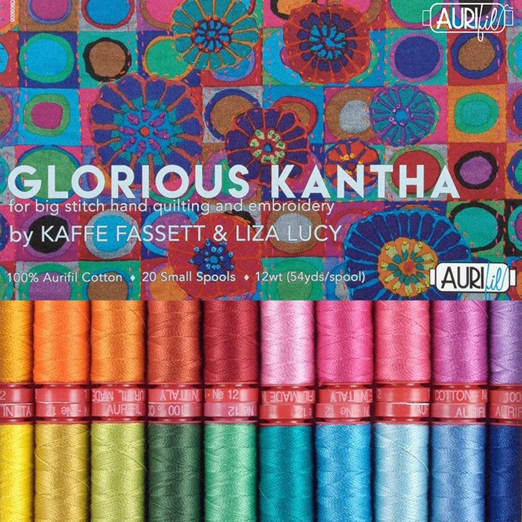 Artistic Quilts with Color Thread Glorious Kantha By Kaffe Fassett & Liza Lucy
