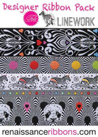 RENAISSANCE RIBBONS - TULA PINK LINEWORK - RIBBON DESIGNER PACK - Artistic Quilts with Color