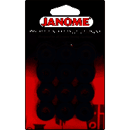 Janome Pre-wound Bobbins, Black