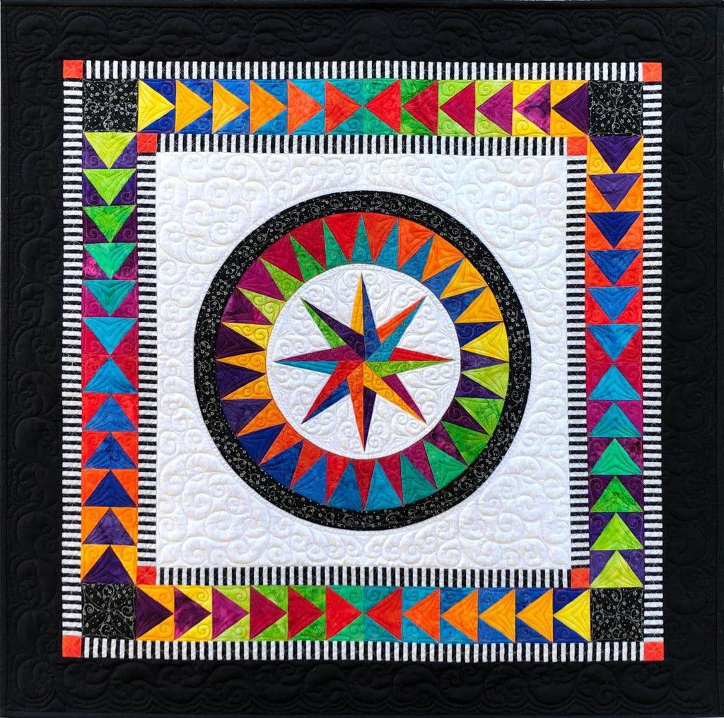 BE COLOURFUL - HAPPINESS 2.0 PATTERN - Artistic Quilts with Color