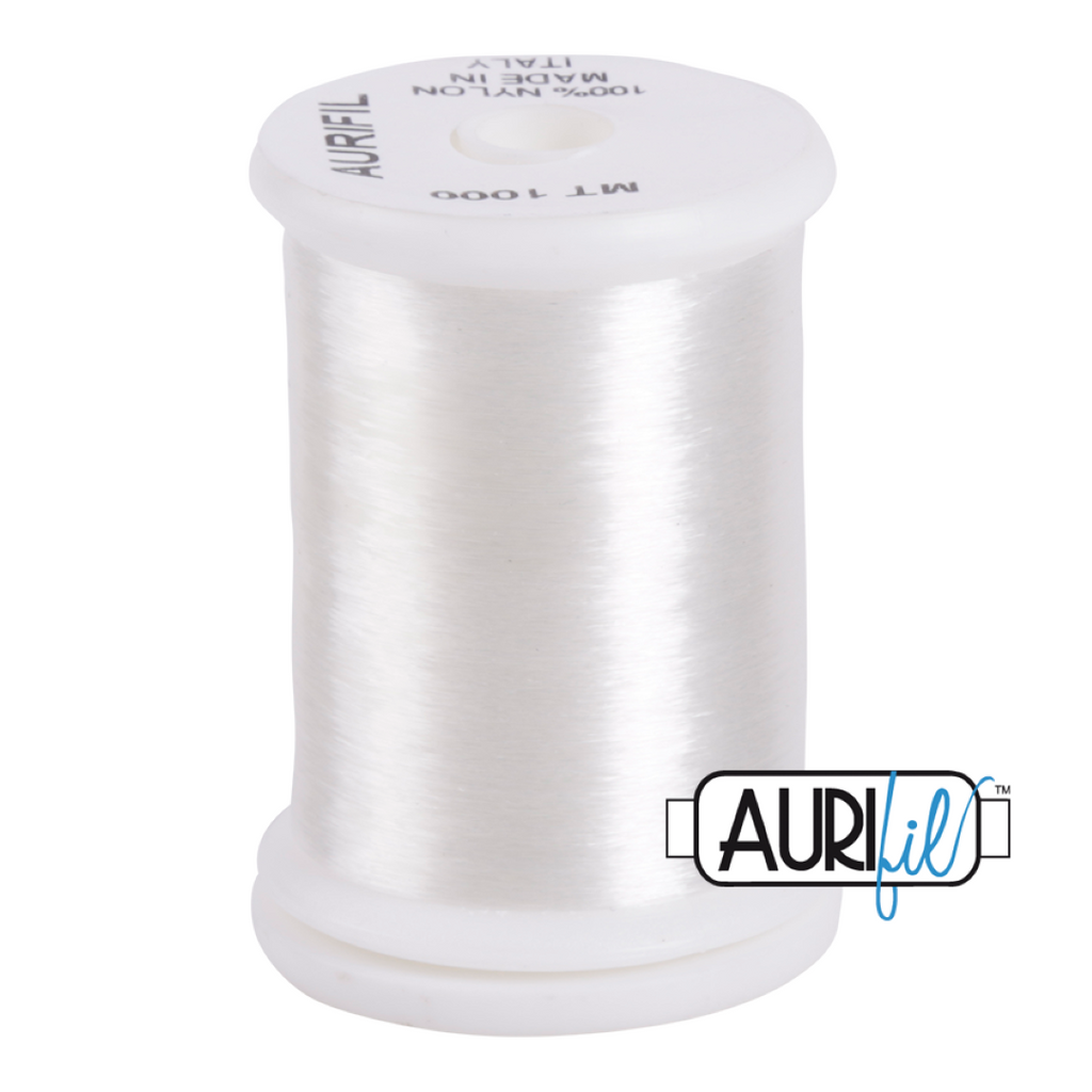 AURIFIL - MONOFILAMENT INVISIBLE THREAD, CLEAR - Artistic Quilts with Color