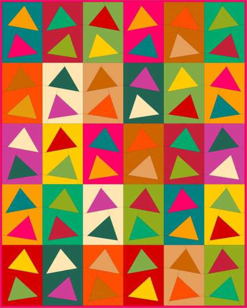 COTTON STREET COMMONS - WILD THING Quilt Pattern - Artistic Quilts with Color
