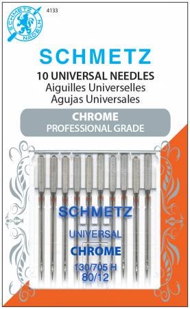 Schmetz - Chrome Universal Needle 10 ct, Size 80/12